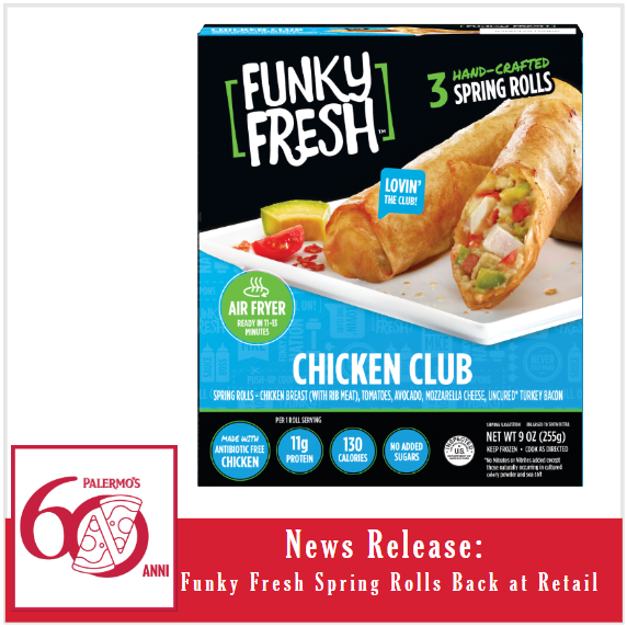 Funky Fresh Spring Rolls Returns to Frozen Aisles